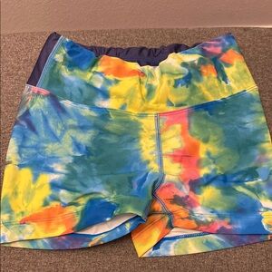 Colorful Tie-Dye Athletic Shorts